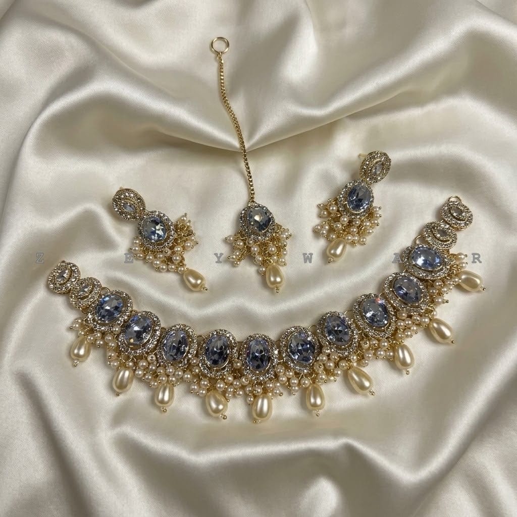 Zarkun set with tika stylish design