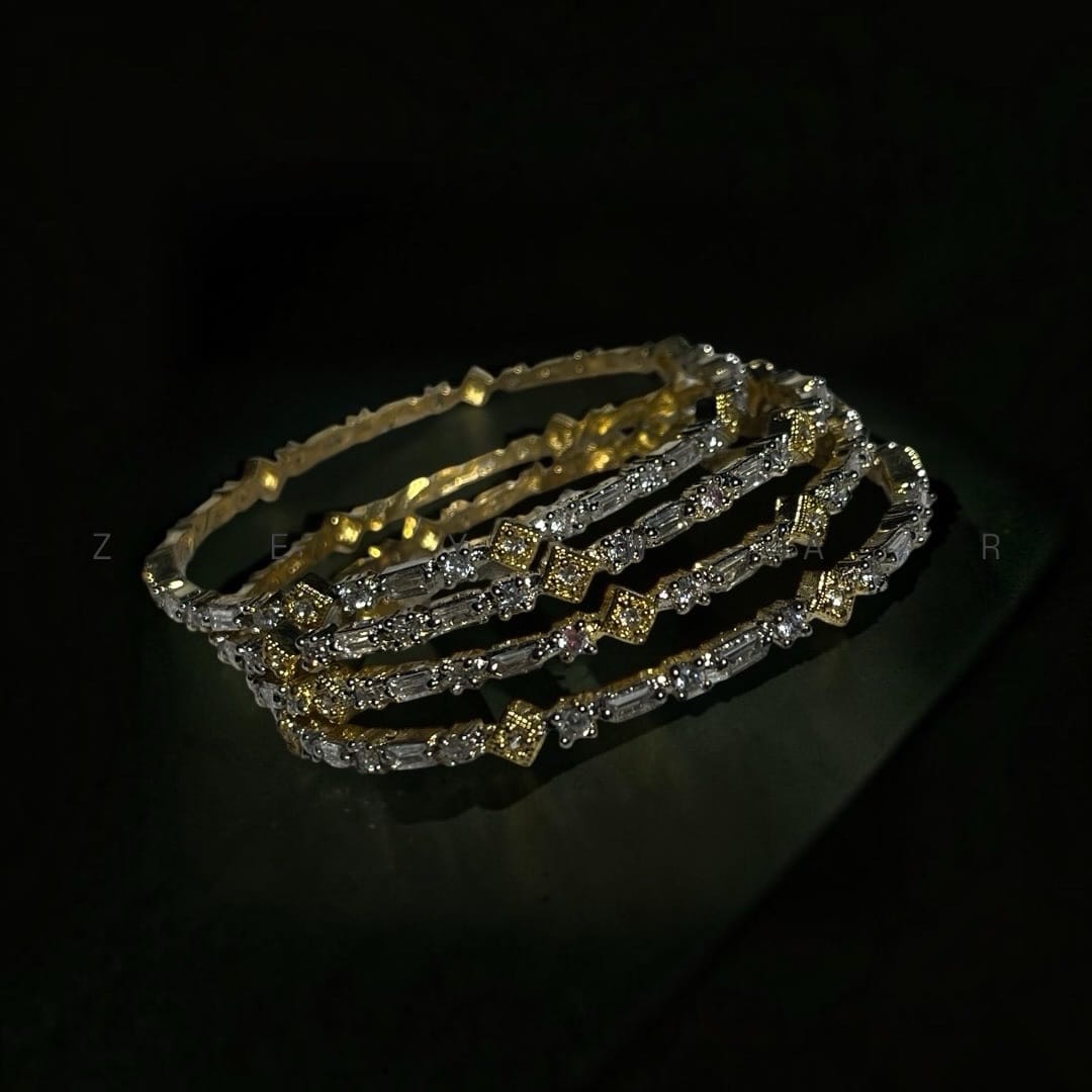 AD Two Tone premium quality bangles