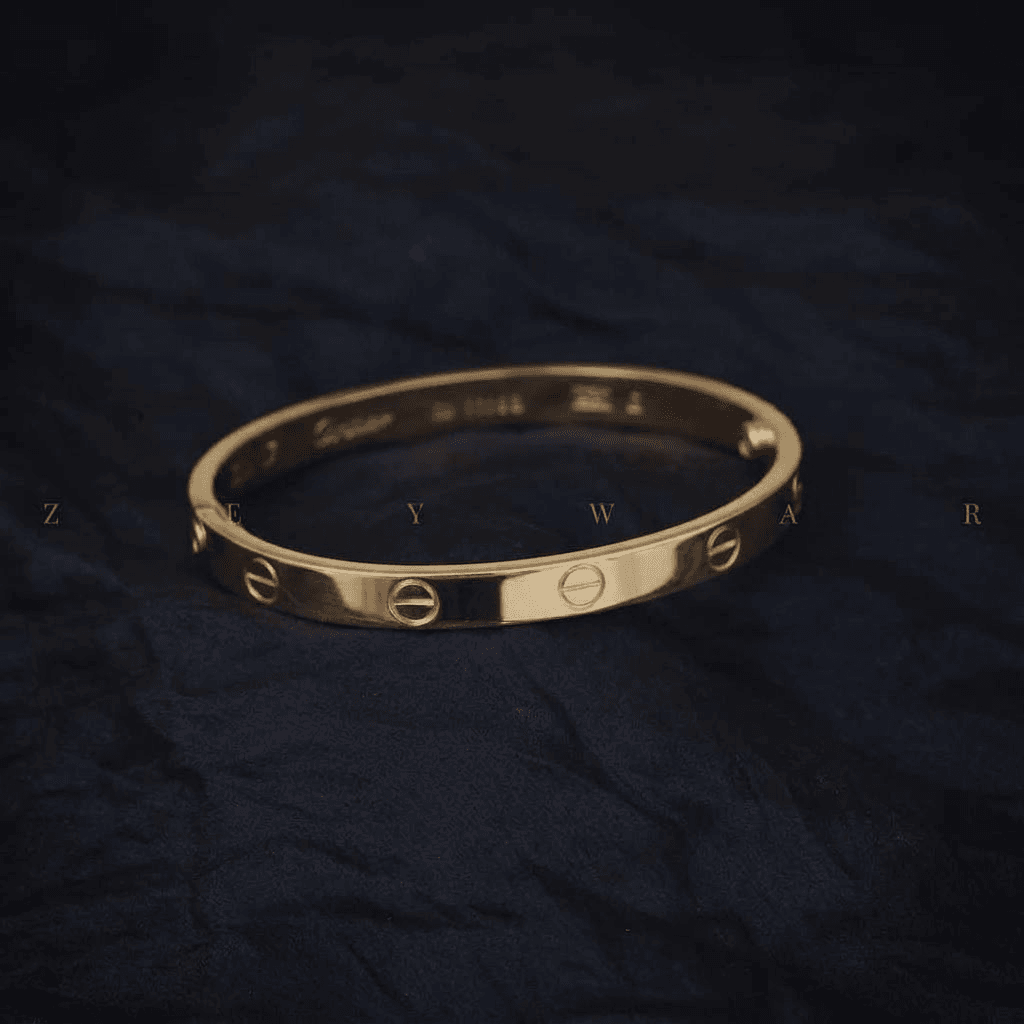 Stainless Steel Openable C-Style Bracelet Cartier Style