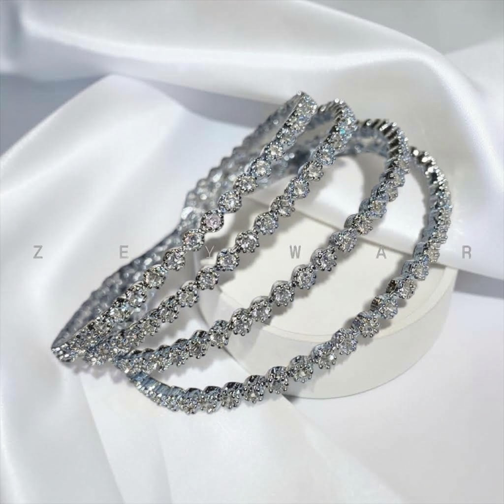 AD 2 tone polish premium quality bangles