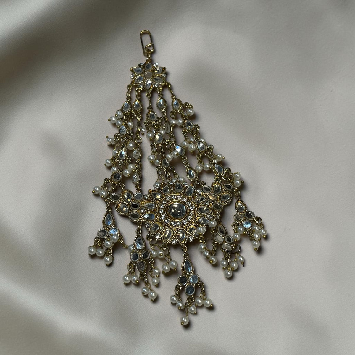 Farshi kundan jhumar 3 colors