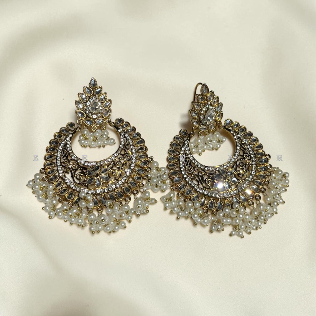 Light weight kundan bali premium quality