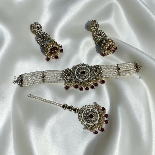 High quality indian kundan choker set