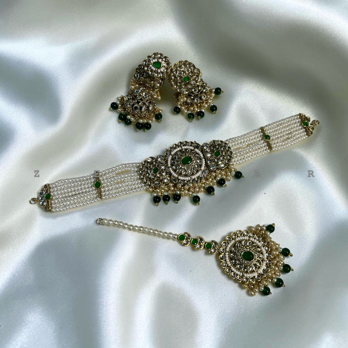 High quality indian kundan choker set