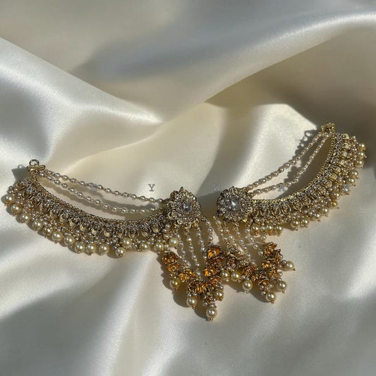Heavy bahubali sahare earrings high quality