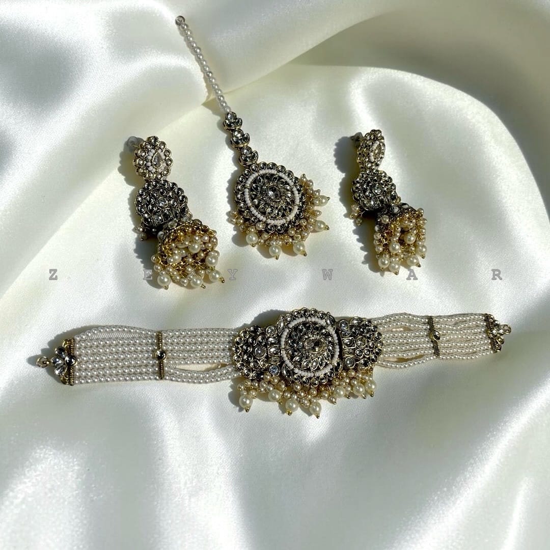 High quality indian kundan choker set