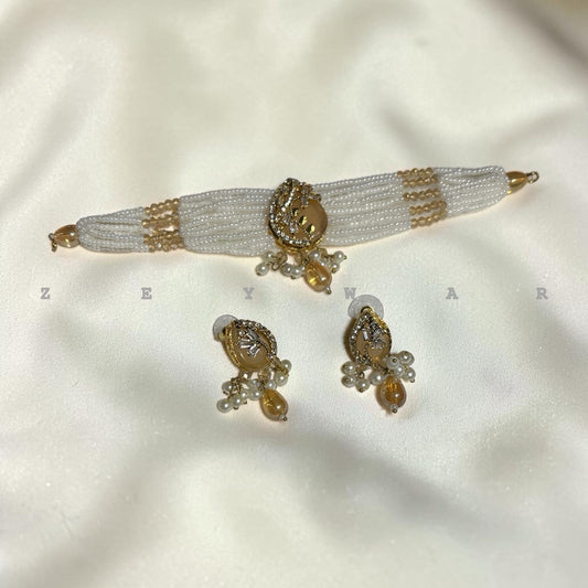 Tiny beads choker set premium quality