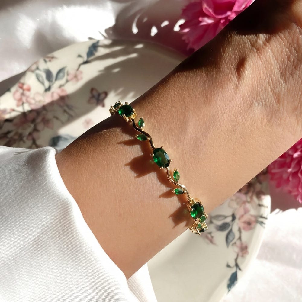 Stainless Steel Floral Tulip Bracelet
