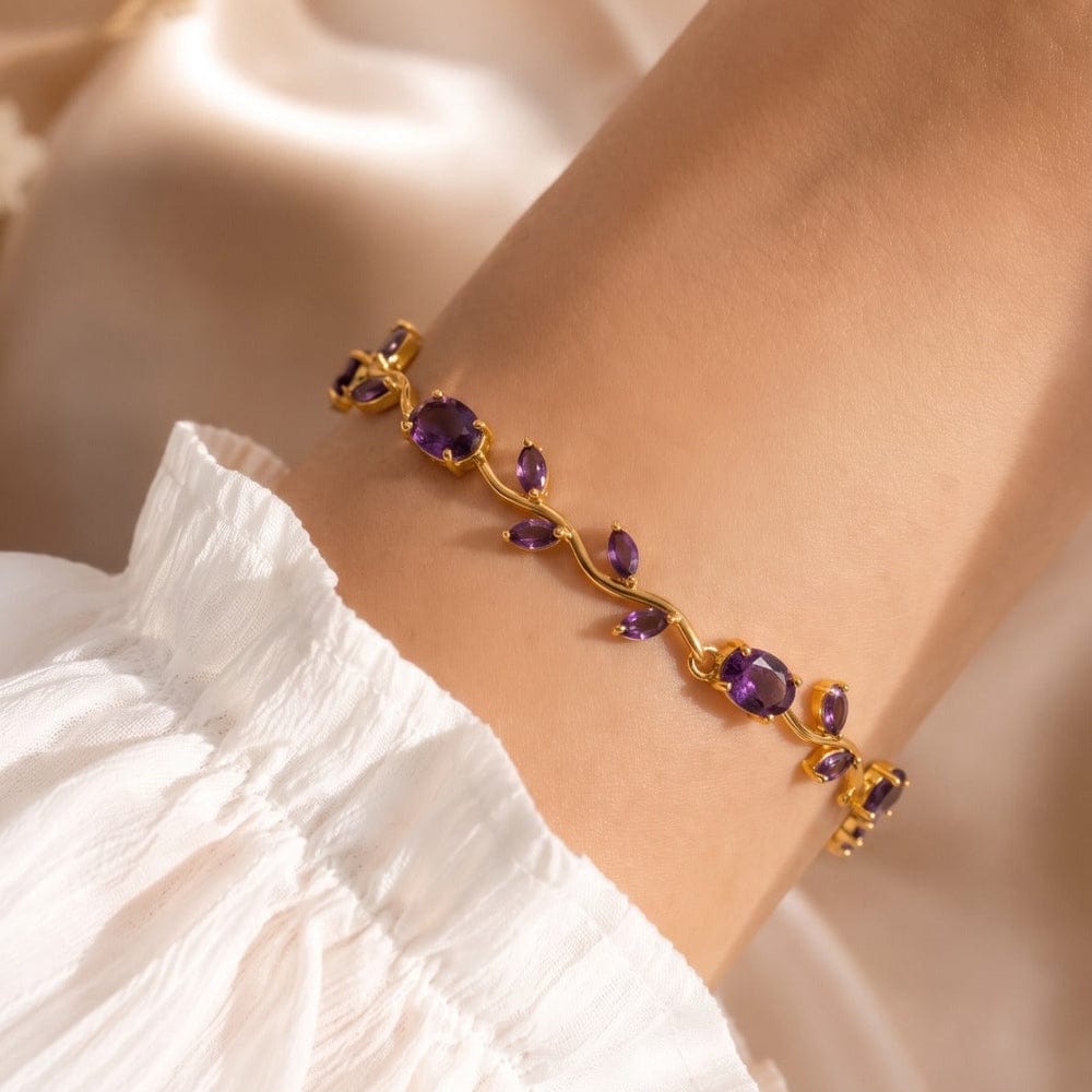 Stainless Steel Floral Tulip Bracelet