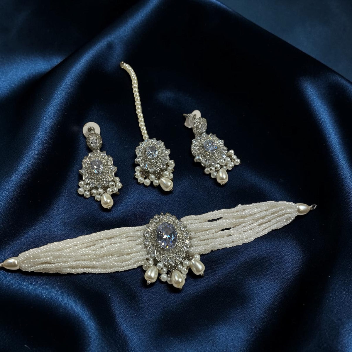 Tiny beads Choker Sets with tika