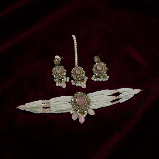 Tiny beads Choker Sets with tika