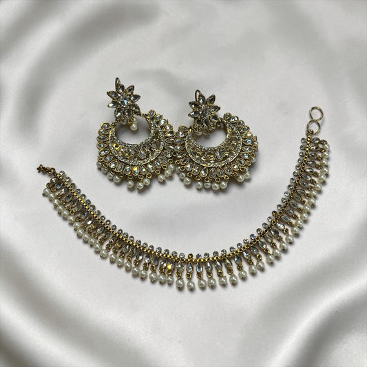 Farshi kundan set premium quality