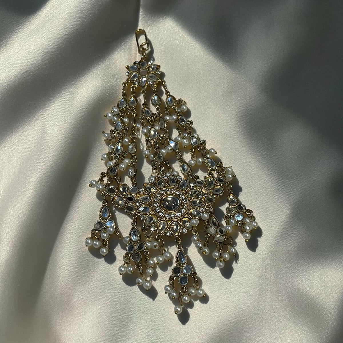 Farshi kundan jhumar 3 colors